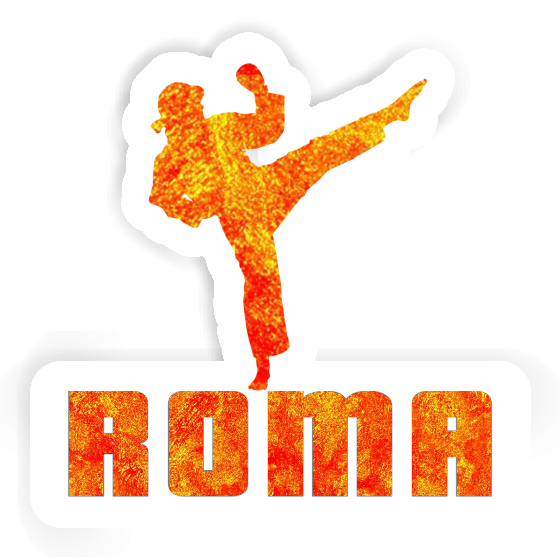 Sticker Roma Karateka Laptop Image