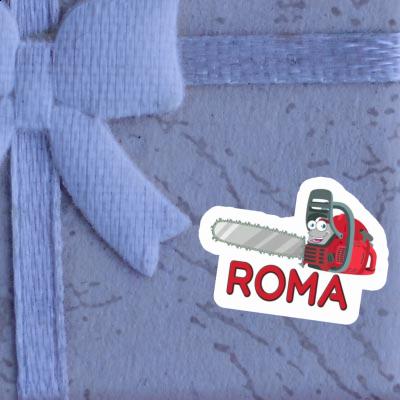 Sticker Roma Chainsaw Image