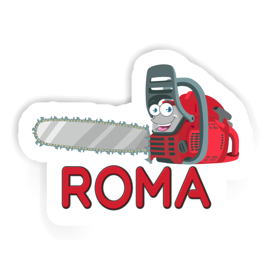 Sticker Roma Chainsaw Notebook Image