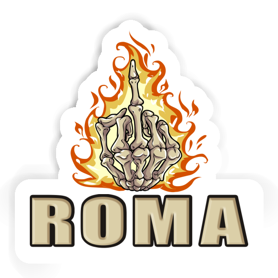 Sticker Middlefinger Roma Image