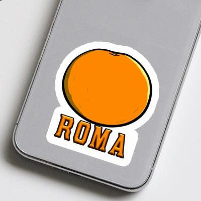 Autocollant Roma Orange Image