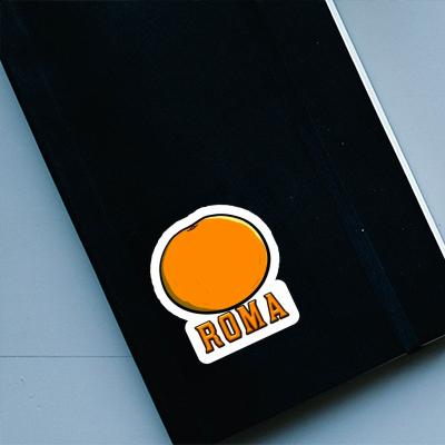 Sticker Roma Orange Gift package Image