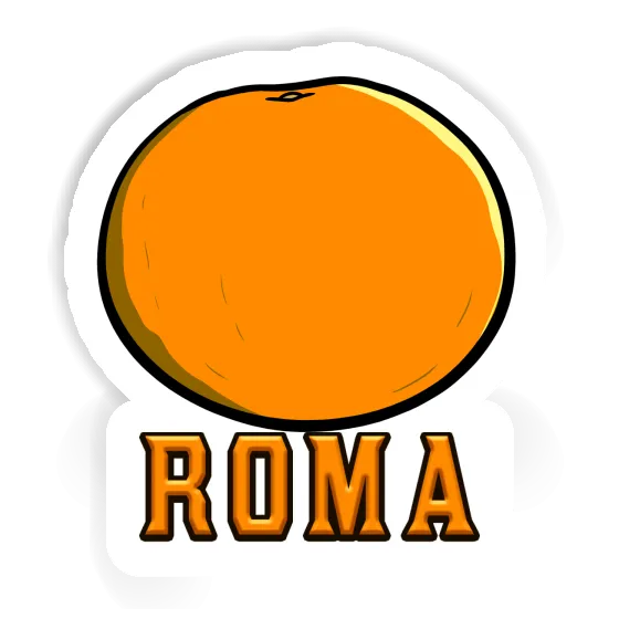 Sticker Roma Orange Image