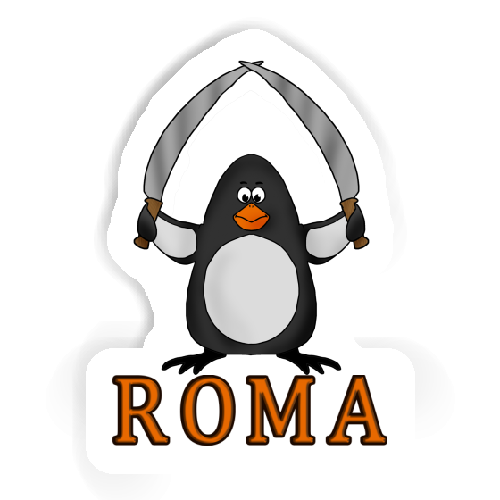 Roma Sticker Fighting Penguin Gift package Image