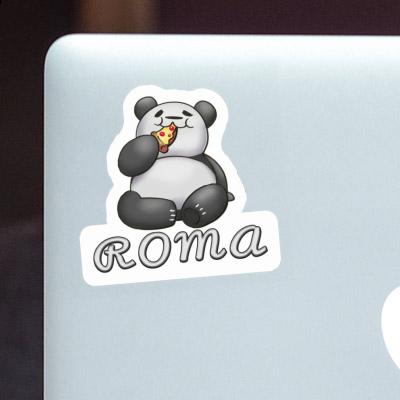 Sticker Pandabär Roma Laptop Image