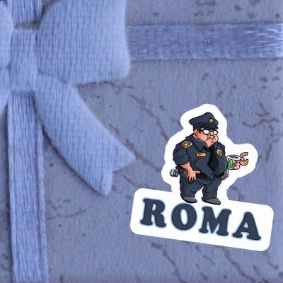 Sticker Police Officer Roma Gift package Image