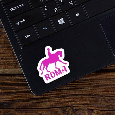 Sticker Horse Rider Roma Image