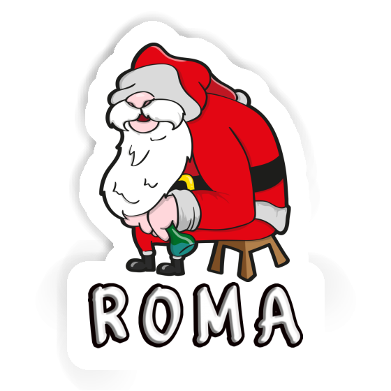 Sticker Roma Santa Claus Notebook Image