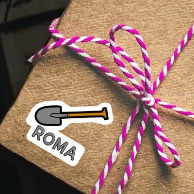 Sticker Roma Shovel Notebook Image