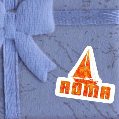 Sailboat Sticker Roma Image