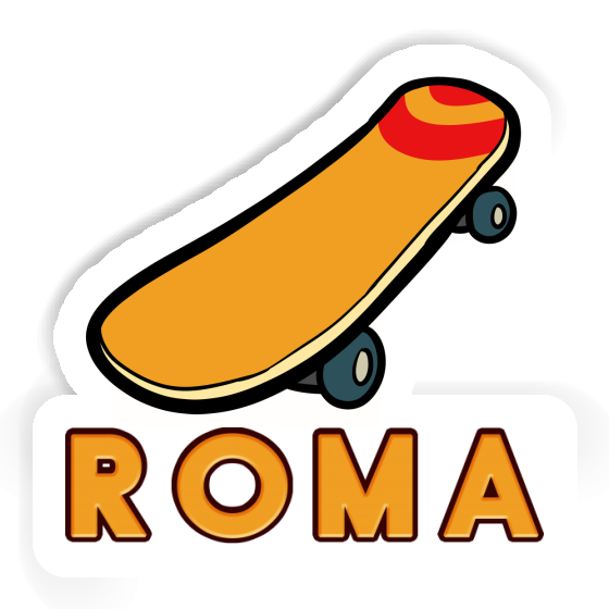 Roma Sticker Skateboard Notebook Image