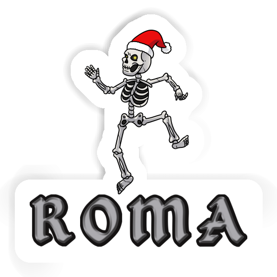 Sticker Roma Skeleton Laptop Image