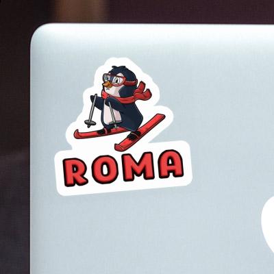 Sticker Skifahrerin Roma Gift package Image