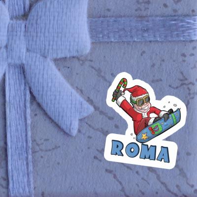 Roma Sticker Snowboarder Gift package Image