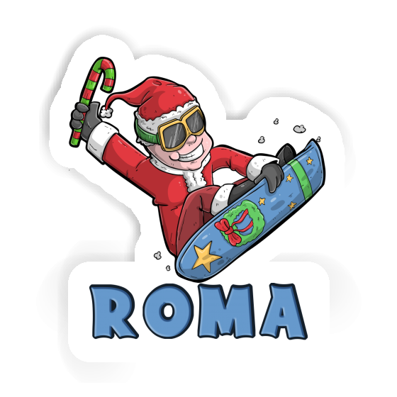 Roma Sticker Snowboarder Gift package Image