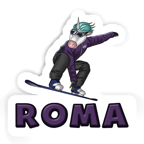 Snowboardeuse Autocollant Roma Gift package Image