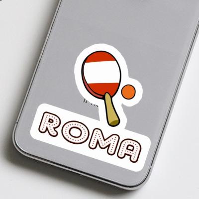 Table Tennis Paddle Sticker Roma Image