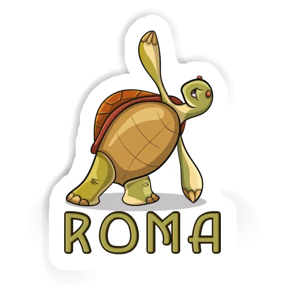 Yoga Turtle Sticker Roma Gift package Image