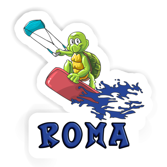 Sticker Roma Kitesurfer Laptop Image