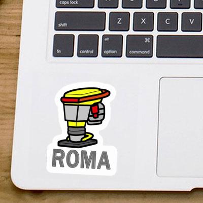 Roma Sticker Vibratory tamper Notebook Image