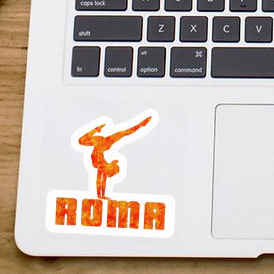 Roma Sticker Yoga Woman Gift package Image