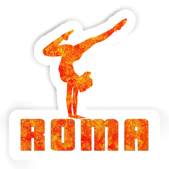 Roma Sticker Yoga Woman Gift package Image