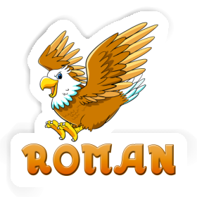 Sticker Eagle Roman Image
