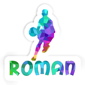 Roman Sticker Basketballspieler Image