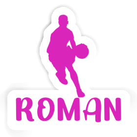 Sticker Basketballspieler Roman Image