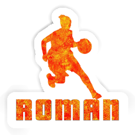 Basketballspielerin Sticker Roman Image