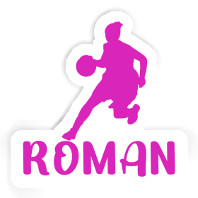 Roman Aufkleber Basketballspielerin Image