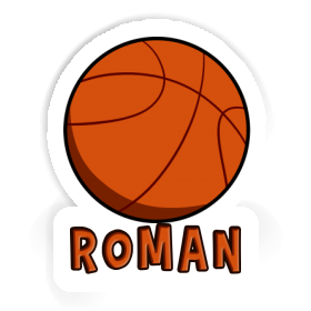 Sticker Roman Basketball Image