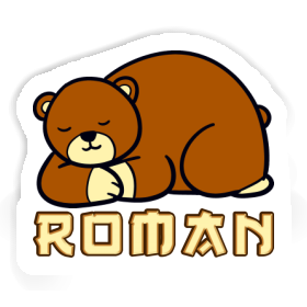 Aufkleber Bär Roman Image