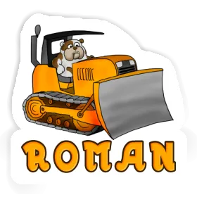 Sticker Roman Bulldozer Image