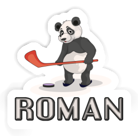 Sticker Roman Ice Hockey Panda Image