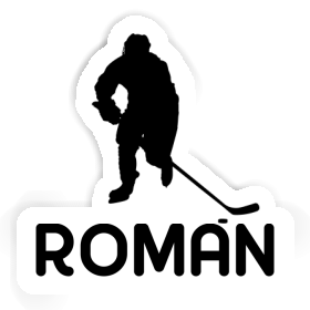 Hockey Player Sticker Roman Image