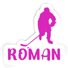 Hockey Player Sticker Roman Image