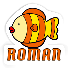 Roman Autocollant Poisson Image