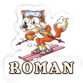 Roman Sticker Fox Image