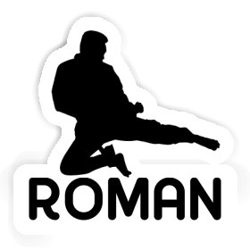 Karateka Sticker Roman Image