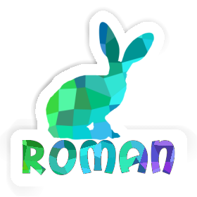 Sticker Roman Rabbit Image