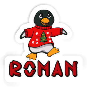 Sticker Roman Penguin Image