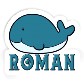 Walfisch Aufkleber Roman Image