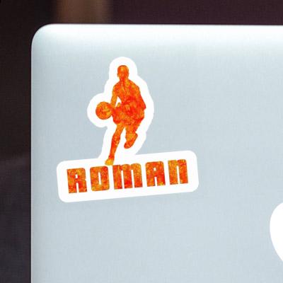 Sticker Basketball Player Roman Image
