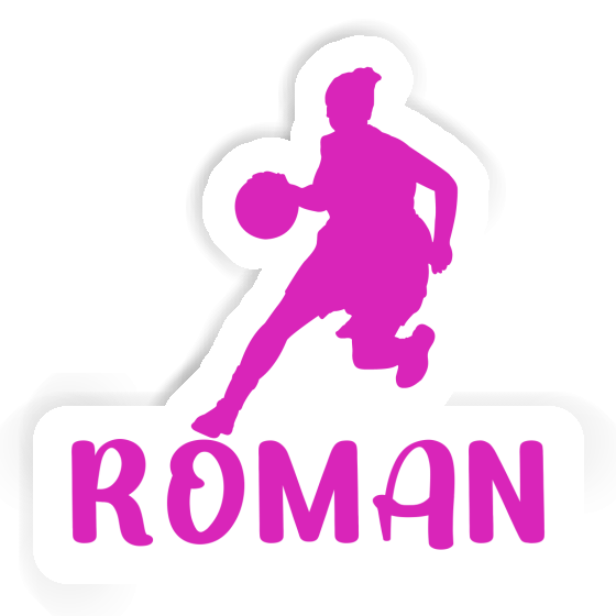Roman Aufkleber Basketballspielerin Notebook Roman Aufkleber Basketballspielerin Gift package Image