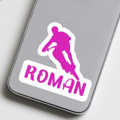 Autocollant Vététiste Roman Autocollant Vététiste Roman Image