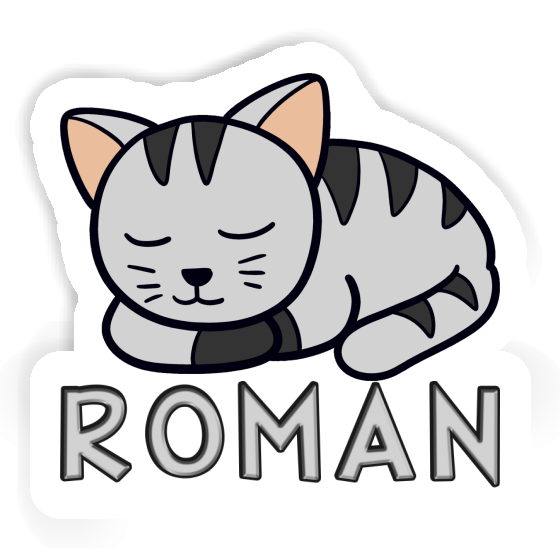 Roman Autocollant Chat Notebook Roman Autocollant Chat Gift package Image