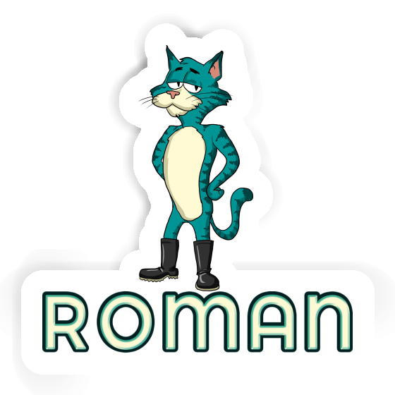 Roman Sticker Katze Laptop Roman Sticker Katze Laptop Image
