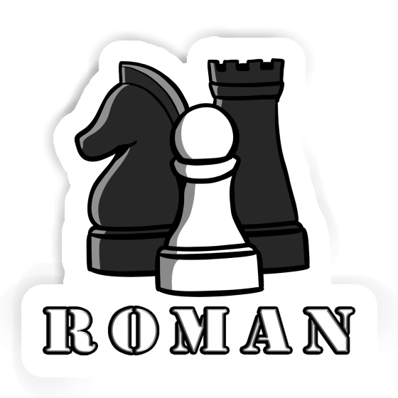 Aufkleber Roman Schachfigur Image