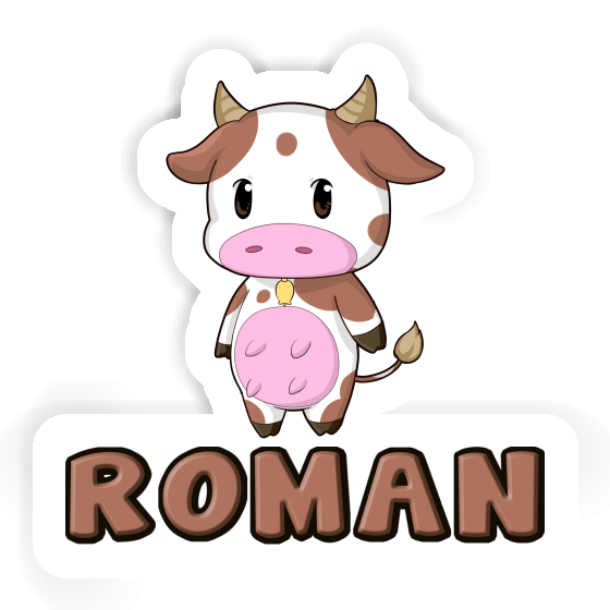 Vache Autocollant Roman Notebook Vache Autocollant Roman Notebook Image